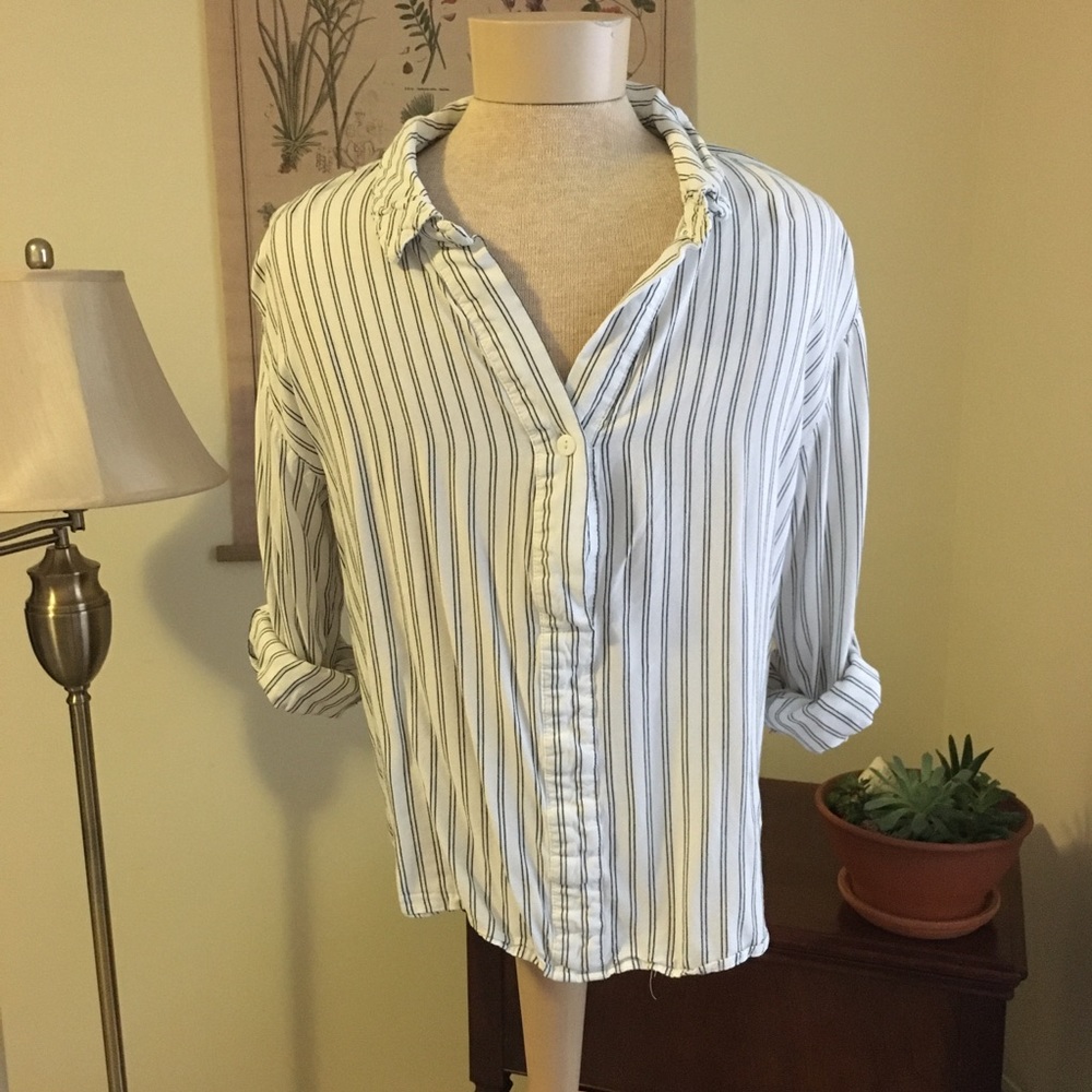 Breezy Striped Blouse